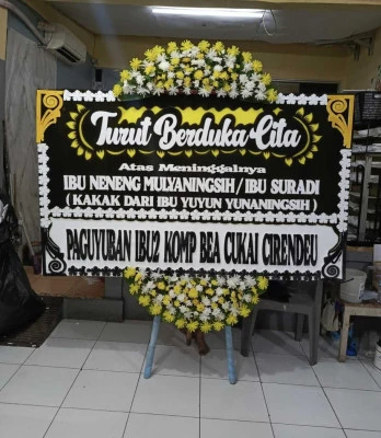 Papan Bunga di Slipi Jakarta Barat